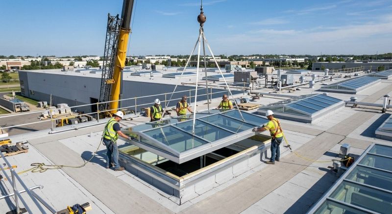 Commercial Skylight Renovation in Redmond, WA