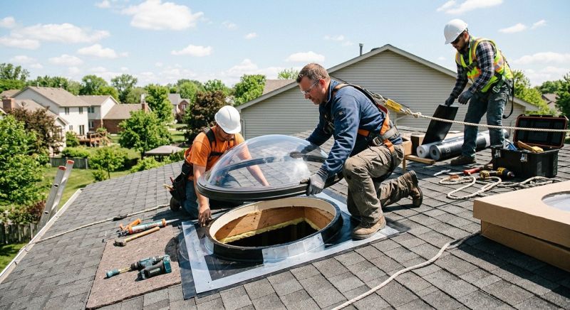 Dome Skylight Installation in Redmond, WA