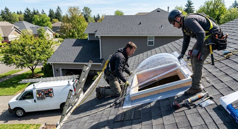 Glass Skylight Replacement in Marin County, CA